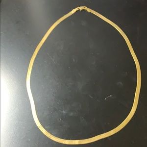 Italian yellow gold necklace